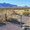 Gate at the trailhead. Please be sure to keep the gate closed.