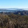 Nice views from Coyote Ridge after climbing up the Middle Green Gulch trail.