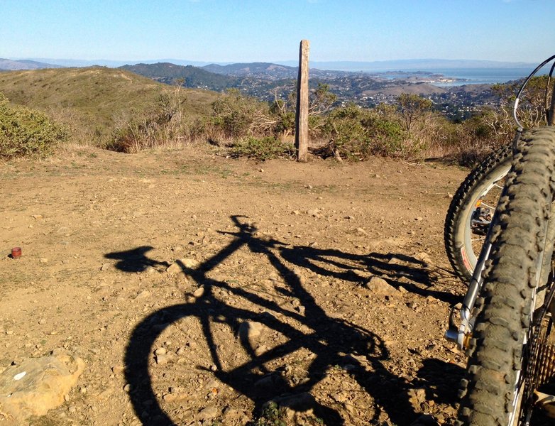 The highest point around, this is a nice spot for a break, and 360 degree views.