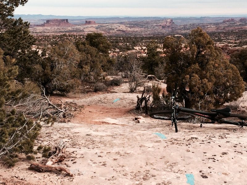 Great views from high on the trail.  Monitor and Merrimac buttresses in the distance.