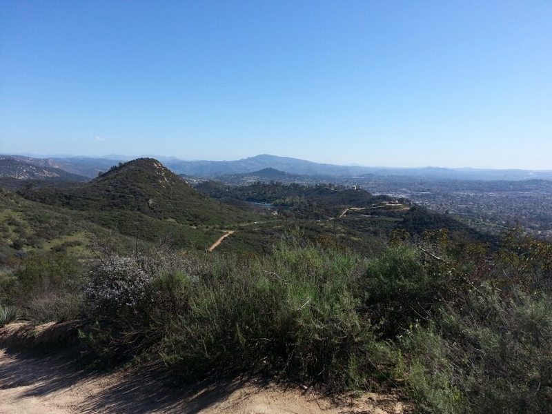 Another view of trail and Escondido