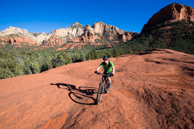 Cruising the sandstone on Submarine Rock