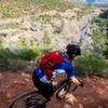 First views of Oak Creek Canyon as the descent continues down to Oak Creek