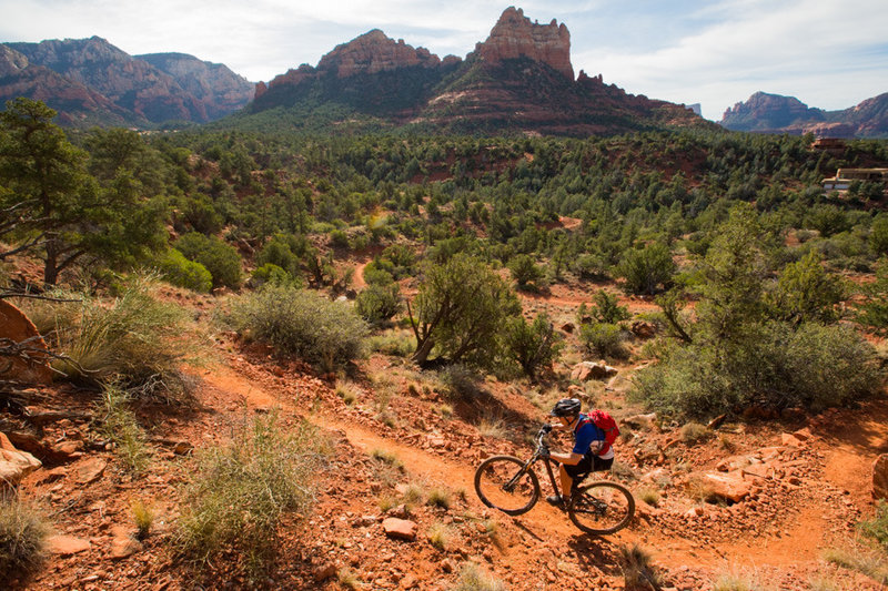 Climbing up Huckaby from the Schnebly Hill trailhead