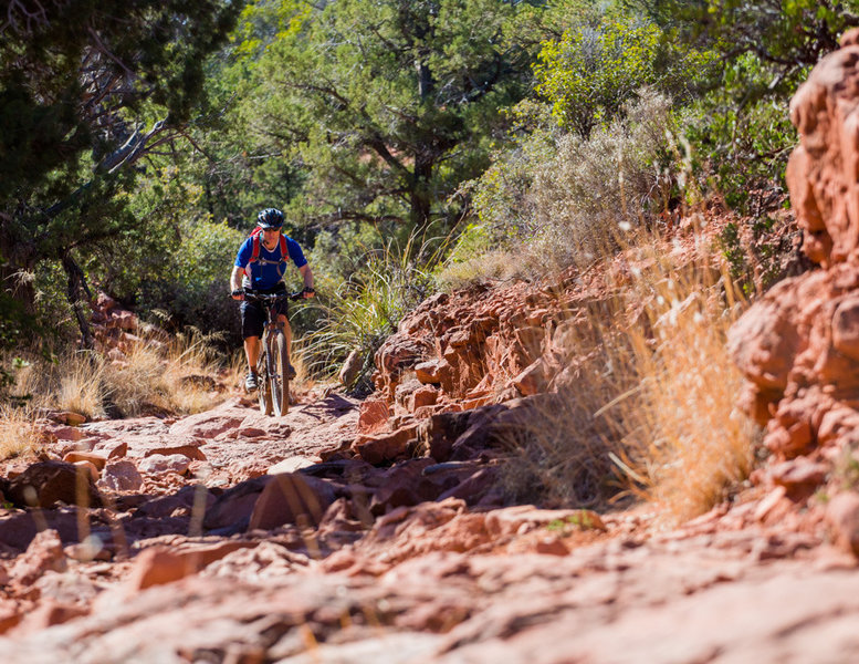 Crusty is a bump and grind along a creek bottom.