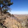 Dakota Ridge - most technical part of the ride.  Looking north.