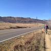 Mt Carbon Loop - parallels Kumpfmiller Dr.  Looking west.