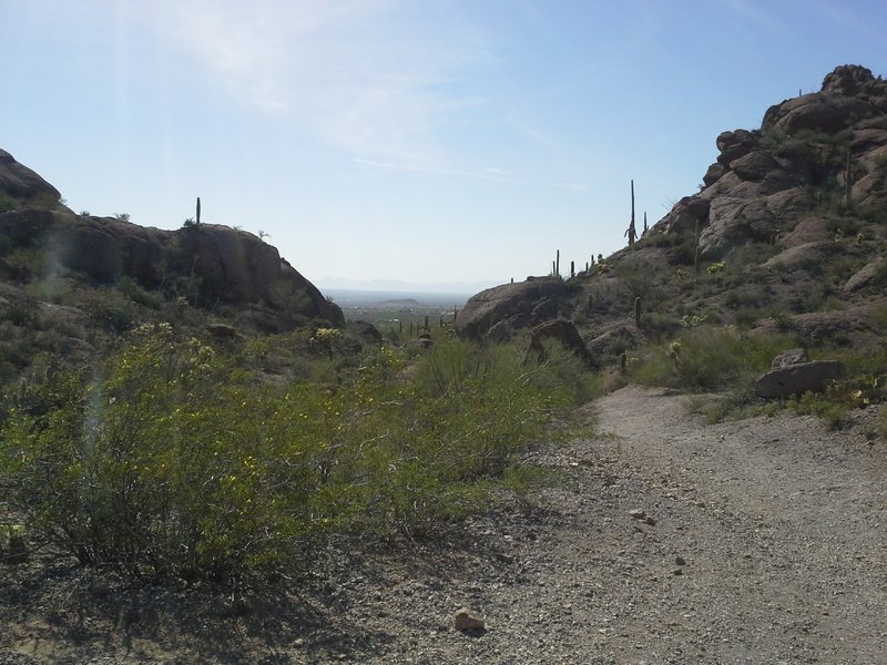 Cresting Starr Pass, Looking West