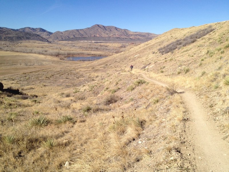 Mt Carbon loop on south side of Bear Creek Lake.  Accessed from Hwy 285 and Simms St.