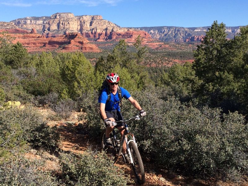 Great views from the top of Anaconda Trail