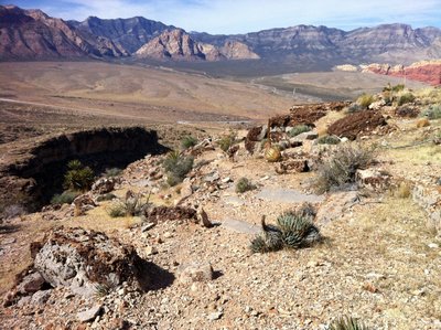 Lookout near the end of Second Finger Trail before the climb back.