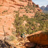 The slickrock singletrack is endless on Mescal