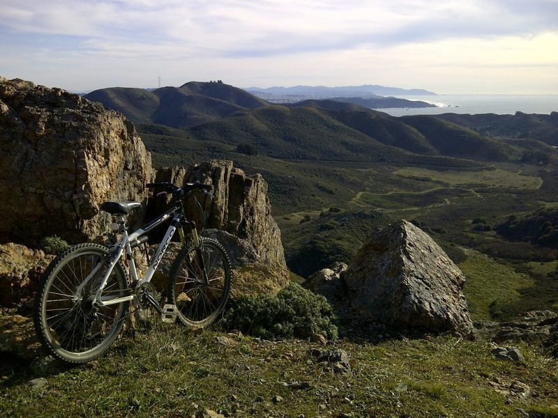 Biking at Marin County