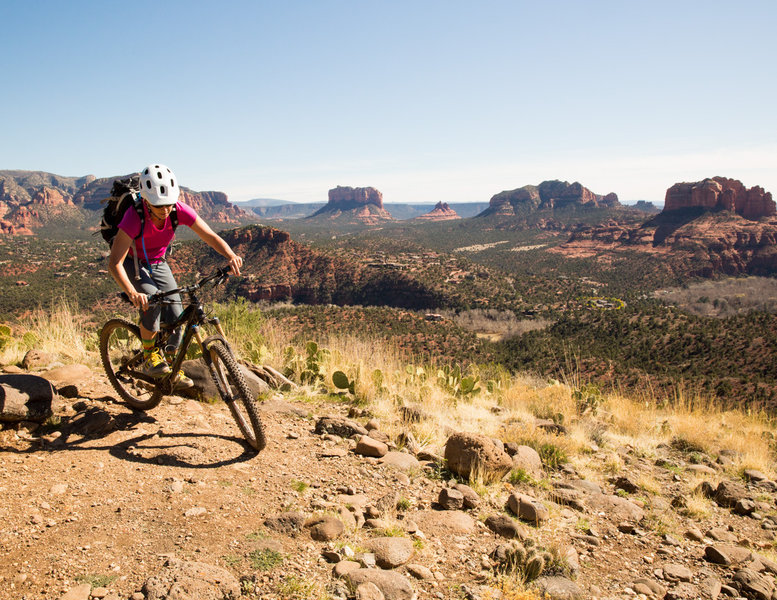 The magnificent view is your reward if you choose to tackle the Tabletop trail.