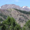 Flatiron Mtn. and Big Creek Peak viewed from trail.