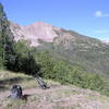 Iron Creek Point from along the trail.