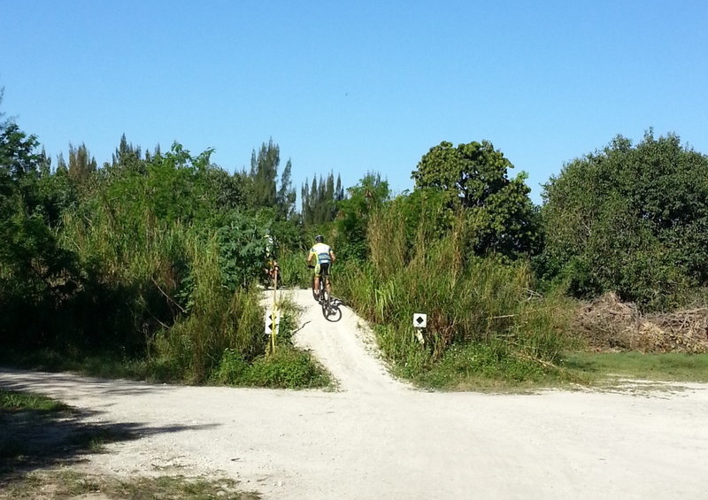 Entrance to Iguana Ridge at the "Dump" area.