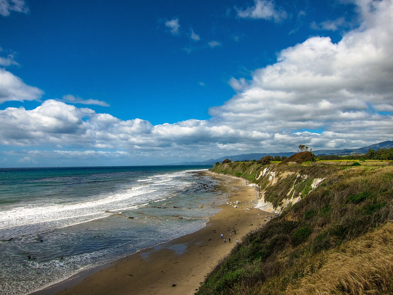 Looking west across the bluffs