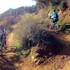 One of only a few switchbacks on the Backbone Trail