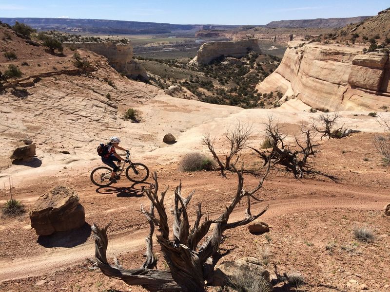 One of the side canyons on Western Rim trail