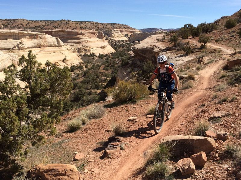 On the Western Rim trail