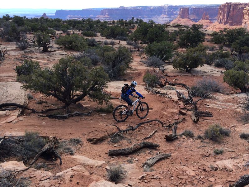 Canyonlands National Park in the distance