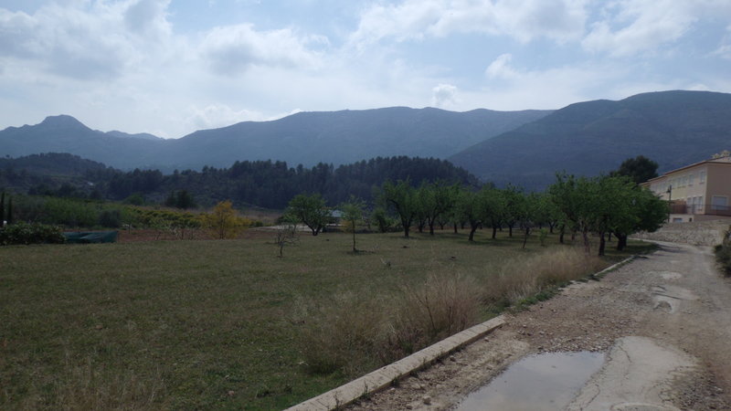 Surrounding hills and mountains of Parcent and Xalon