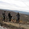 Samantha, Taylor and I under the power lines along the Raccoon Mtn Trail System March 2009