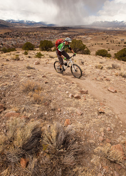 Great views of Salida and the Arkansas Valley on Fronside.