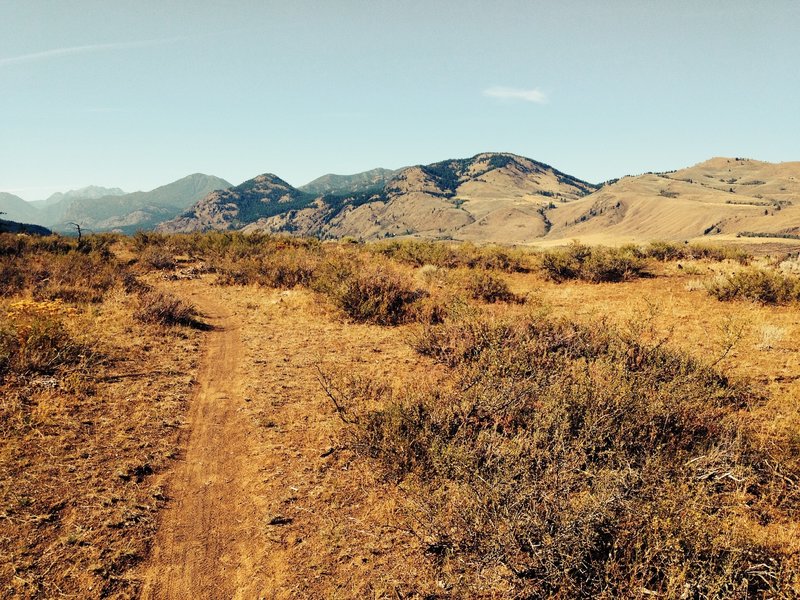 Trail includes vista views of the entire Methow Valley and Cascade Mountain Range