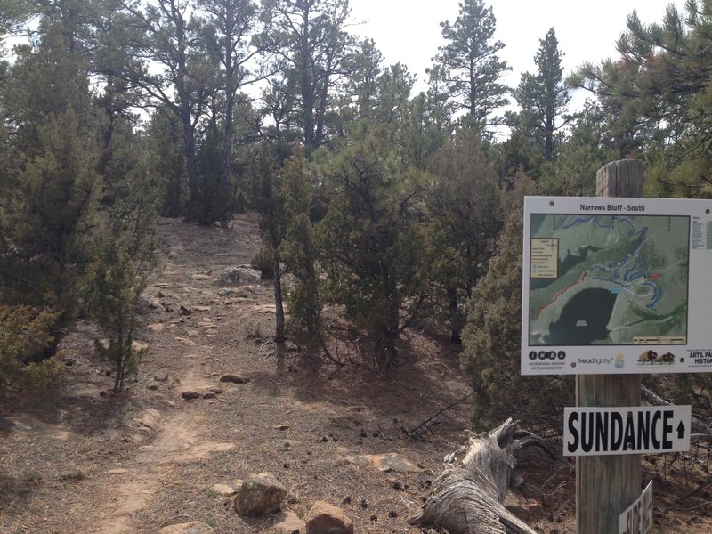 Junction of Sundance and Slide Hill Loop. This is not Sundance Wy, nor it is Where they have the film festival!