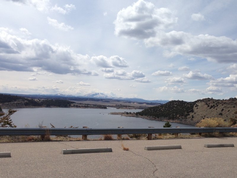 View West from Overlook Laramie Mtn in background.