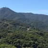 A view of Mt Umunhum from the Castellero Trail.