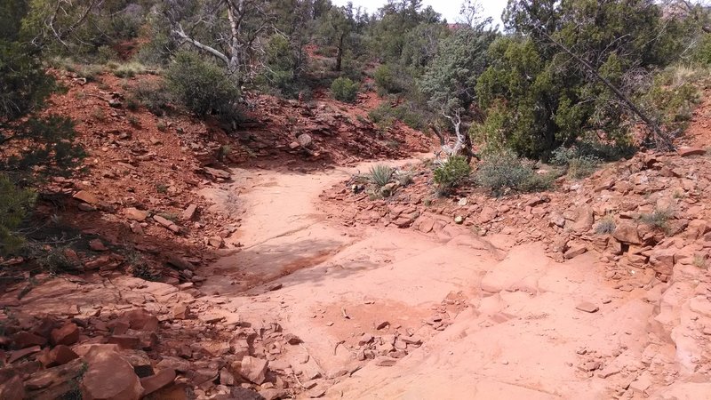 Slick rock wash