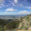 It's a pretty good view of Burbank at the top of the Hostetter Fire Road.