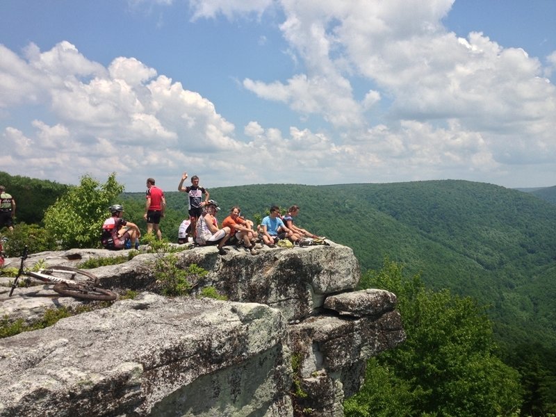 Table Rock Overlook lunch break