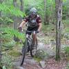 some of the easier rock gardens on table rock trail