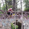 Probably the coolest trail bridge you'll ever find on a ride