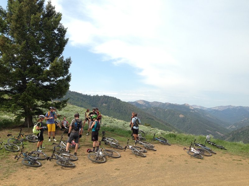 View from east fork of Baker Creek Lookout.