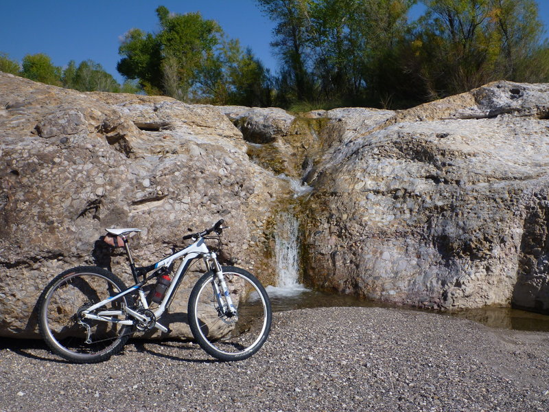 Fresno Cascades, one of several springs on the Epic Loop