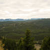 View of the mountains from Bobcat