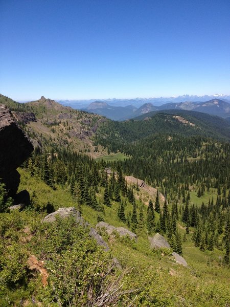 Between Noble Knob and Dalles Ridge