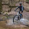 This creek crossing is at the very top of Bear Creek. You may skip the technical singletrack above it by entering the trail at the yellow gate, if you prefer.