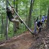 New trail built in 2013 with the help of the IMBA Trail Care Crew!  Thanks Jesse & Lori!