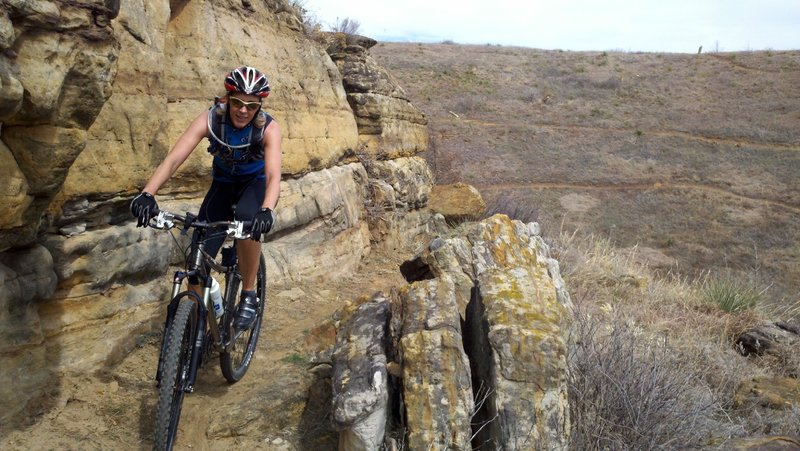 Hell Creek Loop. Dakota Sandstone Formation.