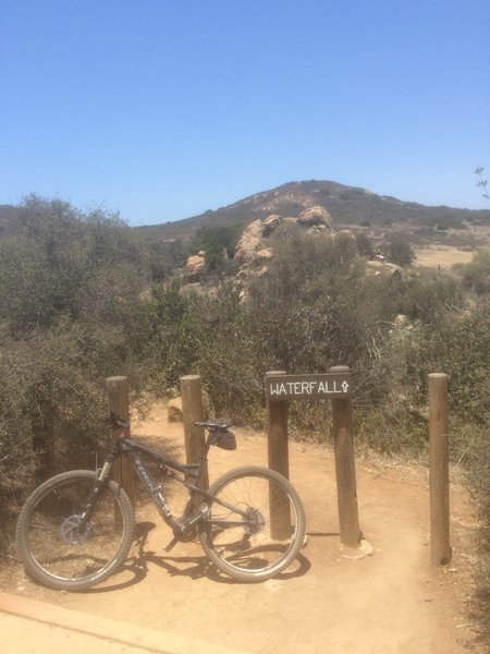 Penasquitos Canyon waterfall entrance.