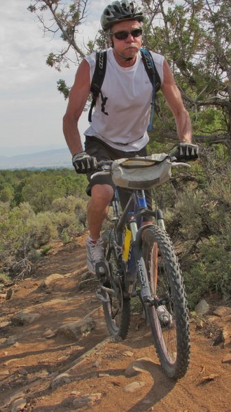 Tim Harrel busting up Broken Antler