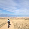 The path leading downhill towards Niwot Rd.  The upper Niwot Loop is behind you, and the trail pops out near Niwot high school.