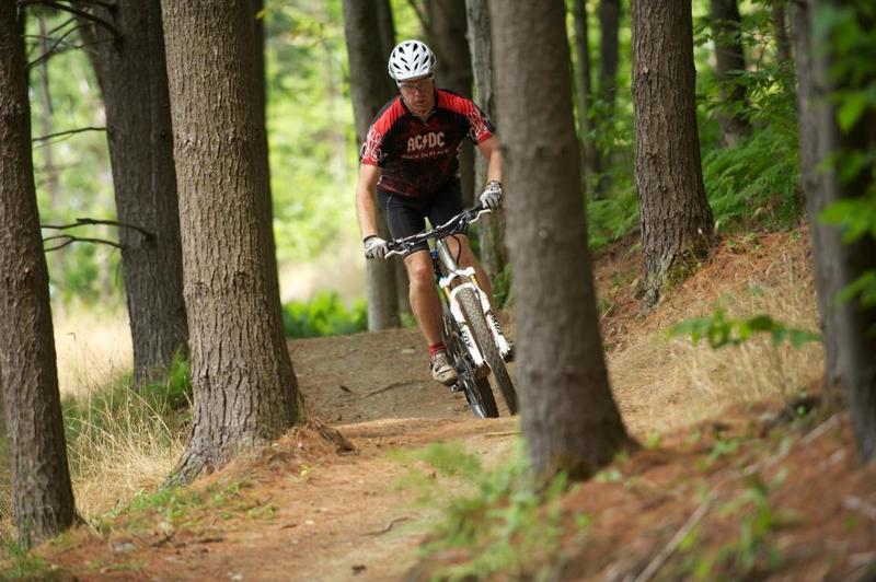 typical great open singletrack at northfield