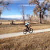 A pretty section of trail as you wind along the Cottonwood trail with Gunbarrel behind you.